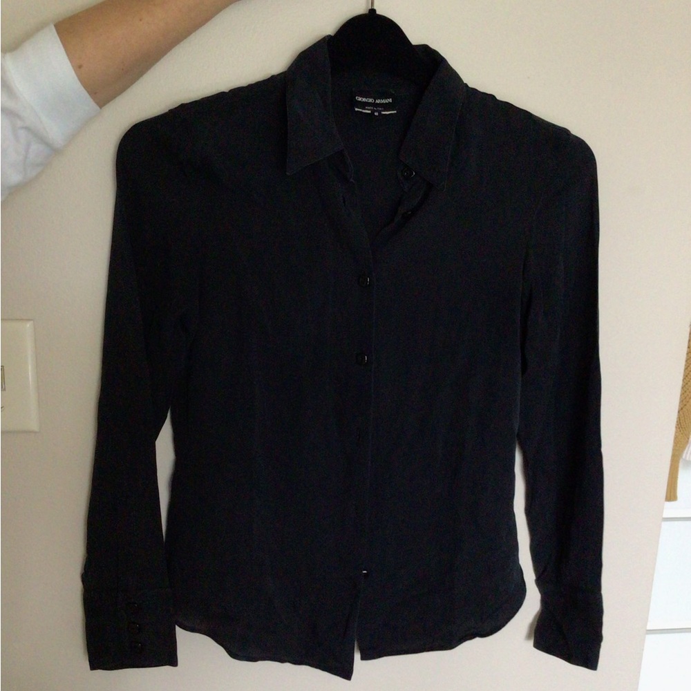 Giorgio Armani Black women’s long sleeve top